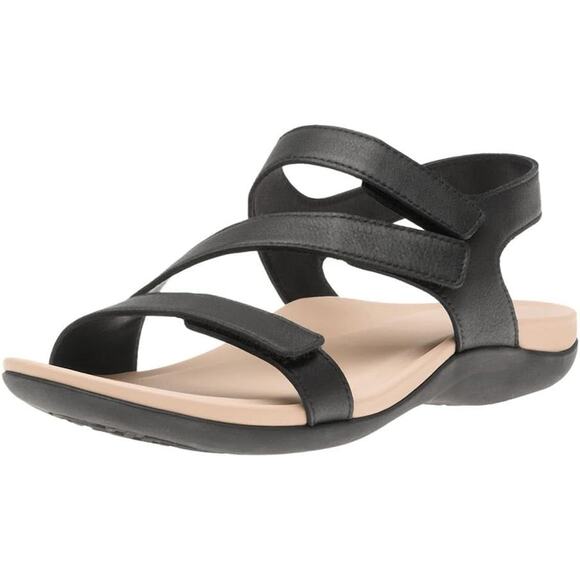 ABEO Olivia Oasis Sandal Metatarsal Leather Strappy Sandals Women’s Size 7 WIDE - Picture 1 of 12